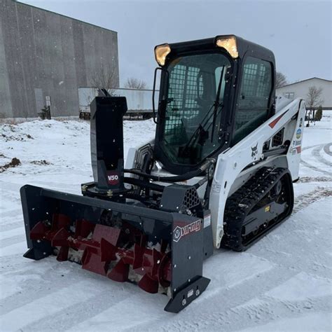 virnig skid steer snow blower attachment